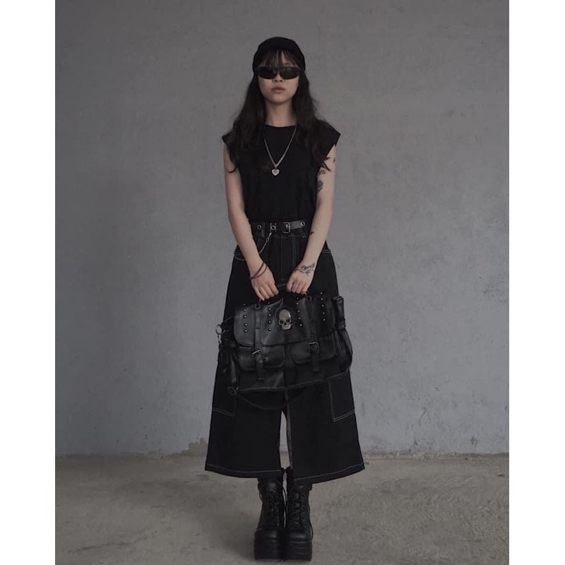 - TÚI XÁCH punk đầu lâu