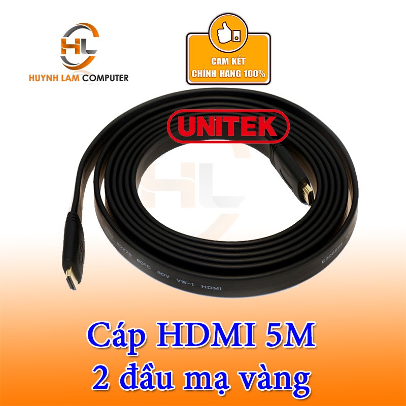 Cáp HDMI 5m Unitek 19A