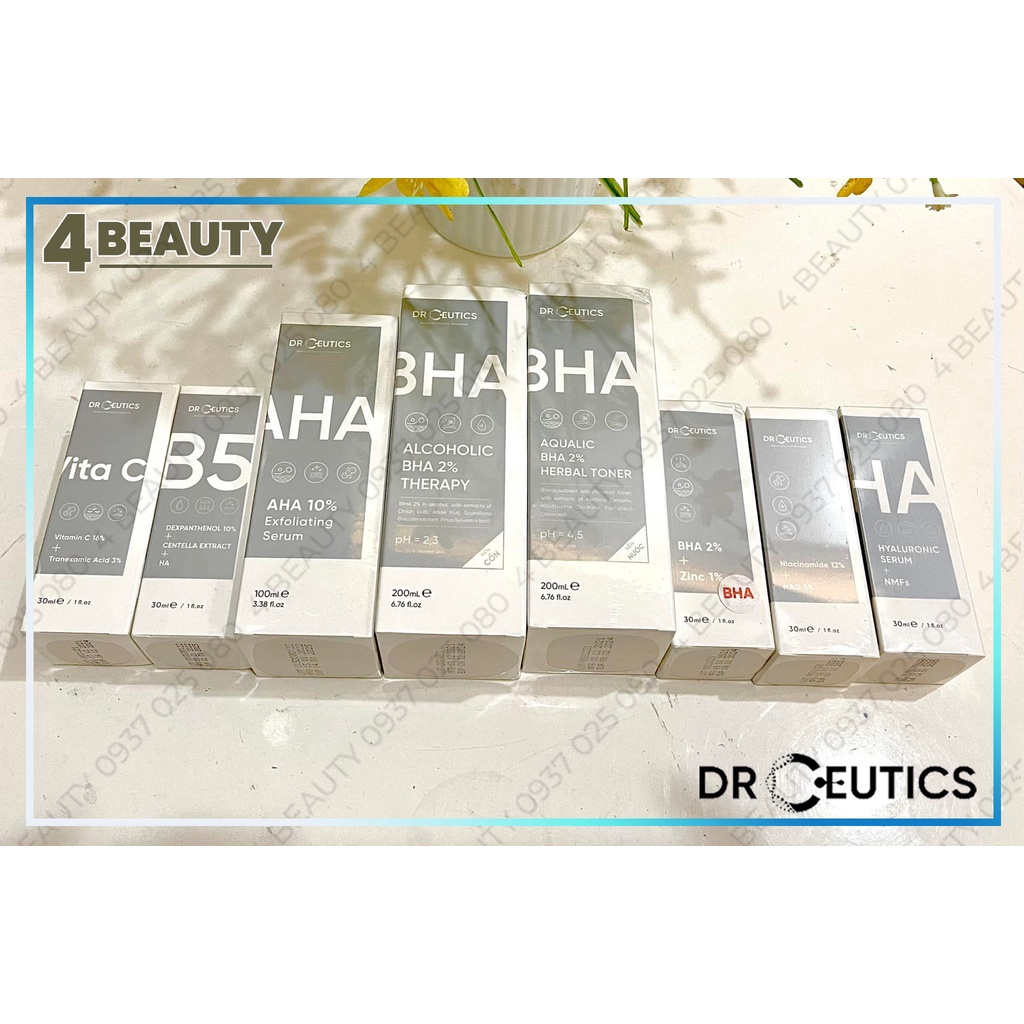 Dung Dịch AHA DrCeutics Tẩy Da Chết Làm Sáng Và Chống Lão Hóa Da