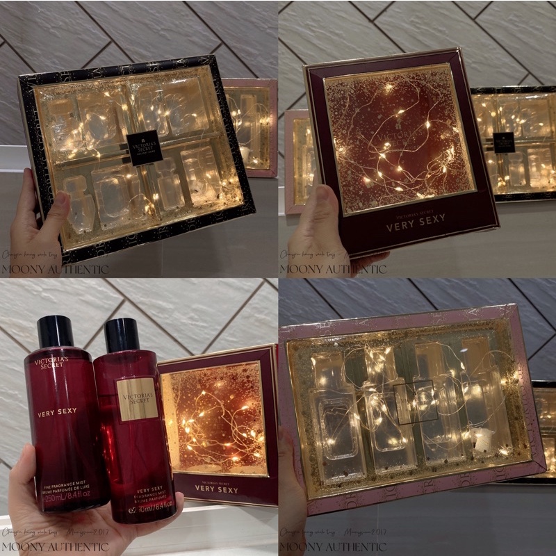 Hộp đèn Victoria Secret hãng trang trí noel
