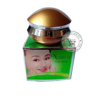 Kem Năm Tàn nhang Trắng da Giữ ẩm ngừa Thâm Sạm da Se khít lỗ chân lông NaiRem 25g (Xanh lá)