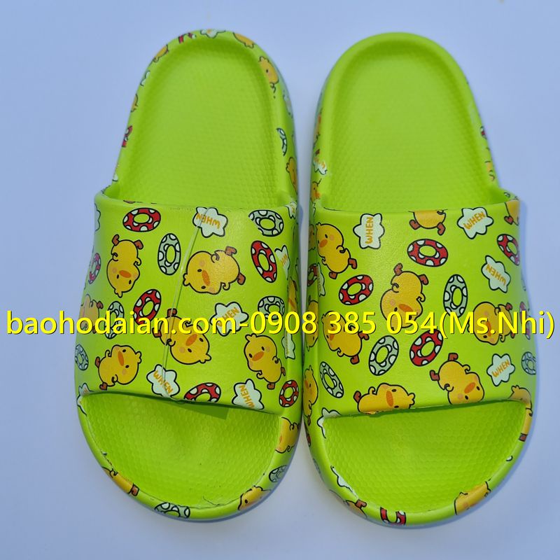 Dép sục bánh mì nhựa EVA siêu nhẹ hoạt tiết dễ thương E198/1