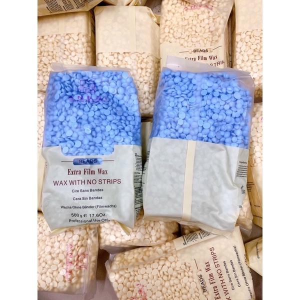 Sáp wax hạt đậu Extra 500g tặng kèm 1 que gỗ