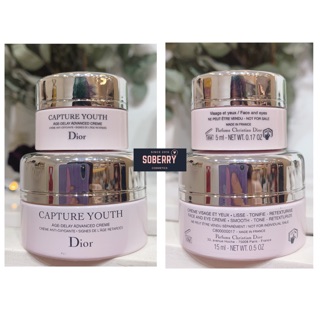 Kem Dưỡng Chống Lão Hóa Cao Cấp Dior Capture Youth Age-Delay Advanced Crème Minisize 5ml ( Fullbox)/15ml Unbox