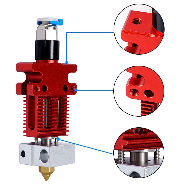 Cụm đầu in J-Head Creality CR6 SE cải tiến tương thích Creality CR-6 SE, Ender 3 v2, Cr10 ,...