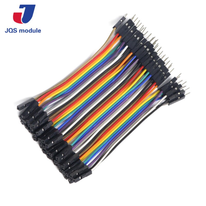 40 đoạn cáp nối đầu dương sang đầu âm 10cm 2.54mm 1pin 1p-1p dùng cho Arduino | BigBuy360 - bigbuy360.vn