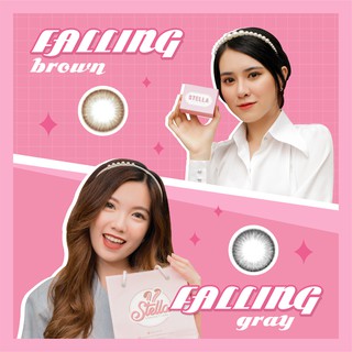 Kính áp tròng - FALLING BROWN - GRAY
