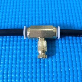 100 cái đế giữa đồng gài nhanh dây 8 ly để gắn béc phun sương đồng thau