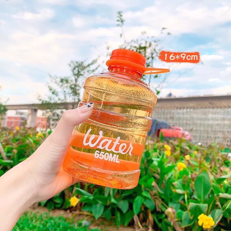 BÌNH NƯỚC 650ML, Bình nước water 650ml, bình nước đi học, đi chơi, bình nước | BigBuy360 - bigbuy360.vn