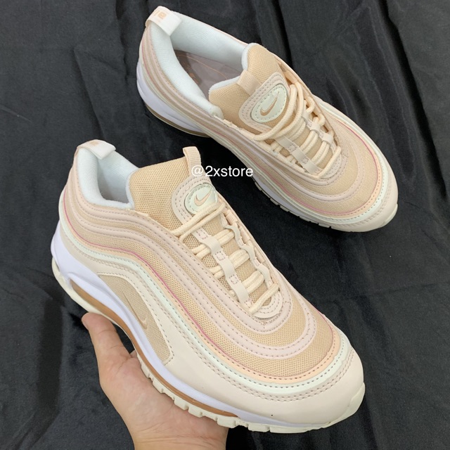 (Tặng móc khoá) Giầy Air97 hồng cao cấp fullbox