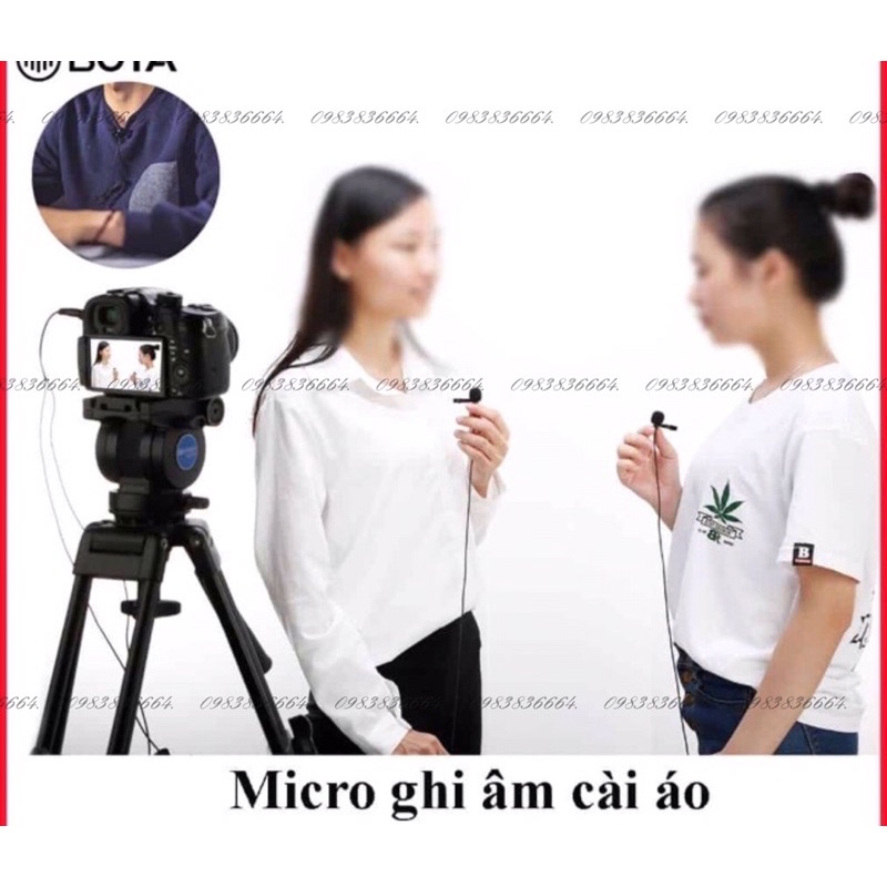 Micro Cài Áo Thu Âm Quay Video TikTok , Video Review , Livestream Trực Tiếp Hàng Cao Cấp