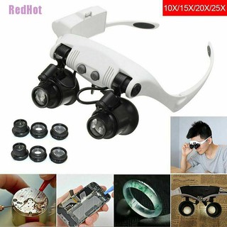 Kính lúp đeo đầu dùng để sửa chữa đồng hồ