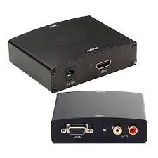 Bộ chuyển VGA sang HDMI chính hãng, tín hiệu tốt, kèm nguồn sạc. bảo hành 6 tháng.shopphukienvtq