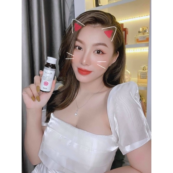 Nước Uống COLLAGEN Rose Beauty Yến Trắng Da (HỘP 8 chai)