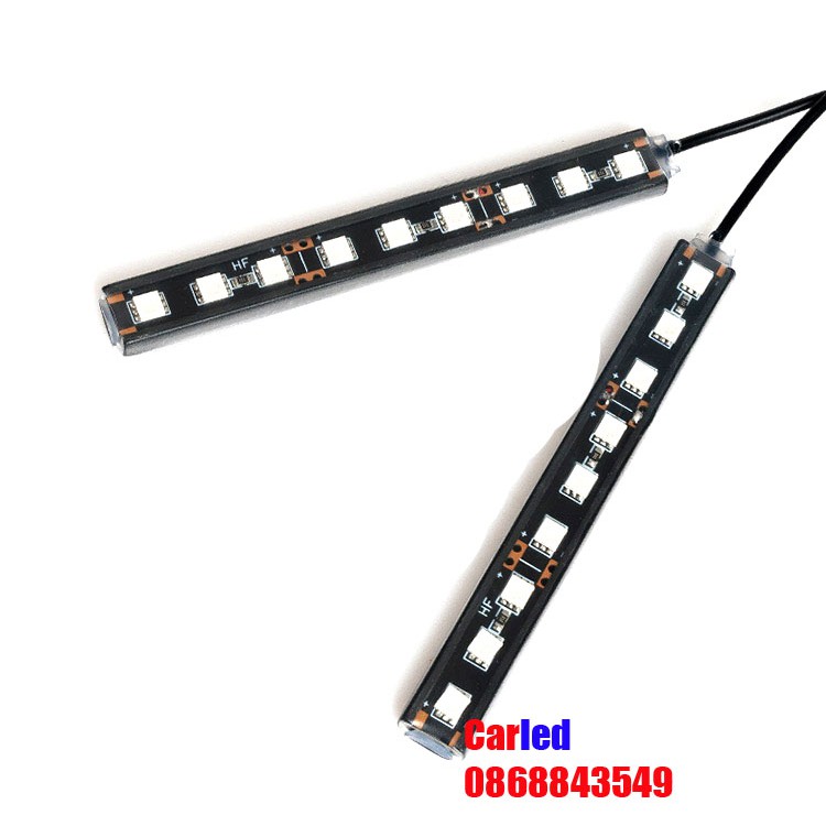 Bộ led gầm xe ô tô xanh mát ice-blue