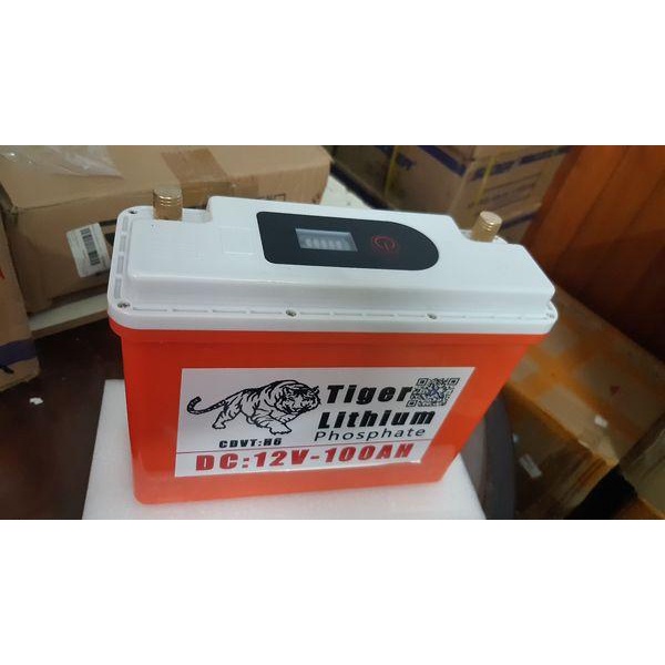 Bình Pin Lithium 100Ah chống nước hoàn toàn tuyệt đối-Pin lithium 12V-100Ah NEW
