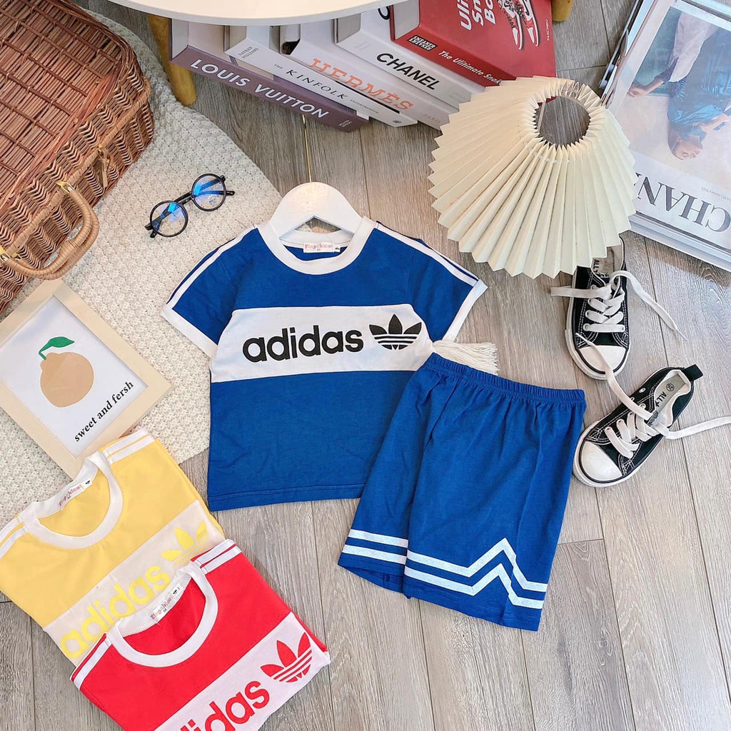 Bộ Thể Thao Mùa Hè Cho Bé Trai Bé Gái Chất Cotton Cao Cấp