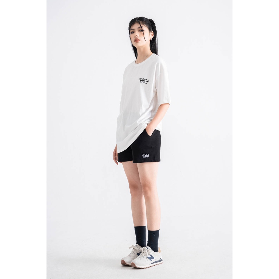 Quần Short BOO Nữ Dáng Rộng In Graphic Essential 02