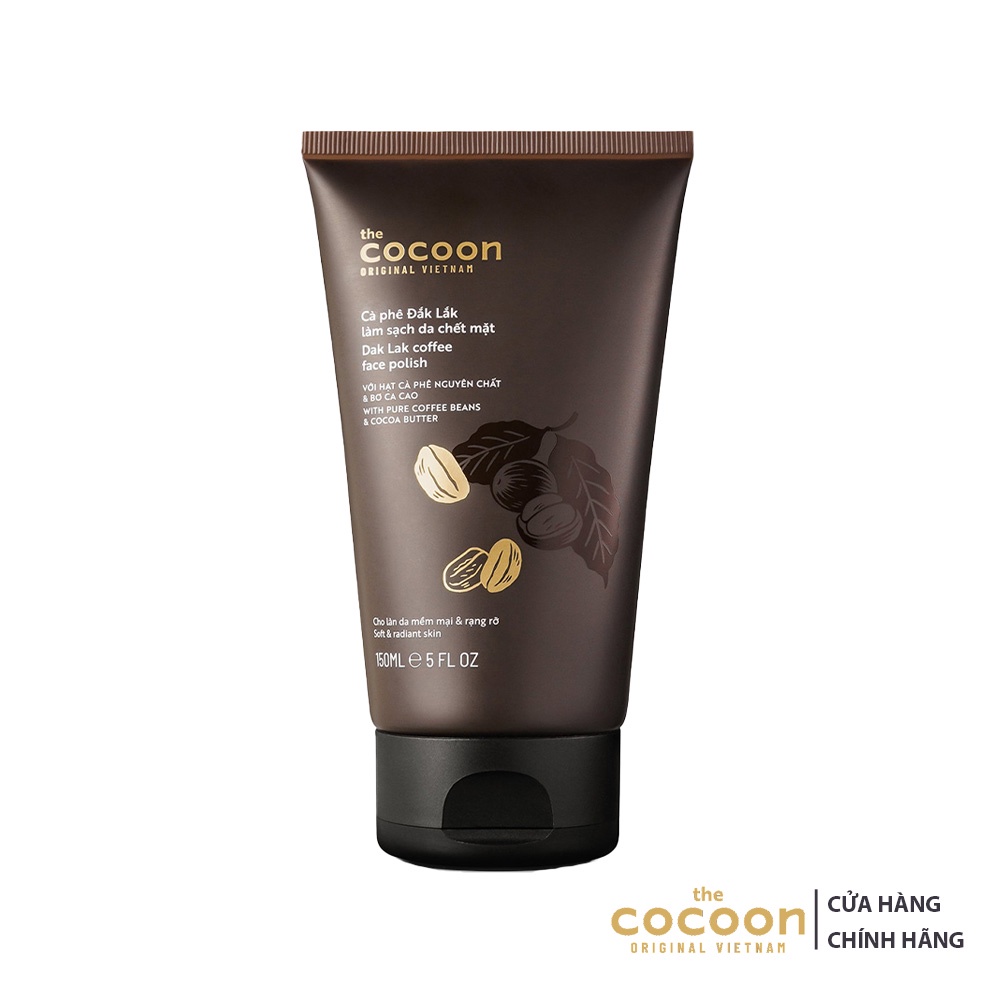 Tẩy Tế Bào Chết Mặt Cà Phê Đăk Lăk Cocoon Coffee Face Polish 150mL