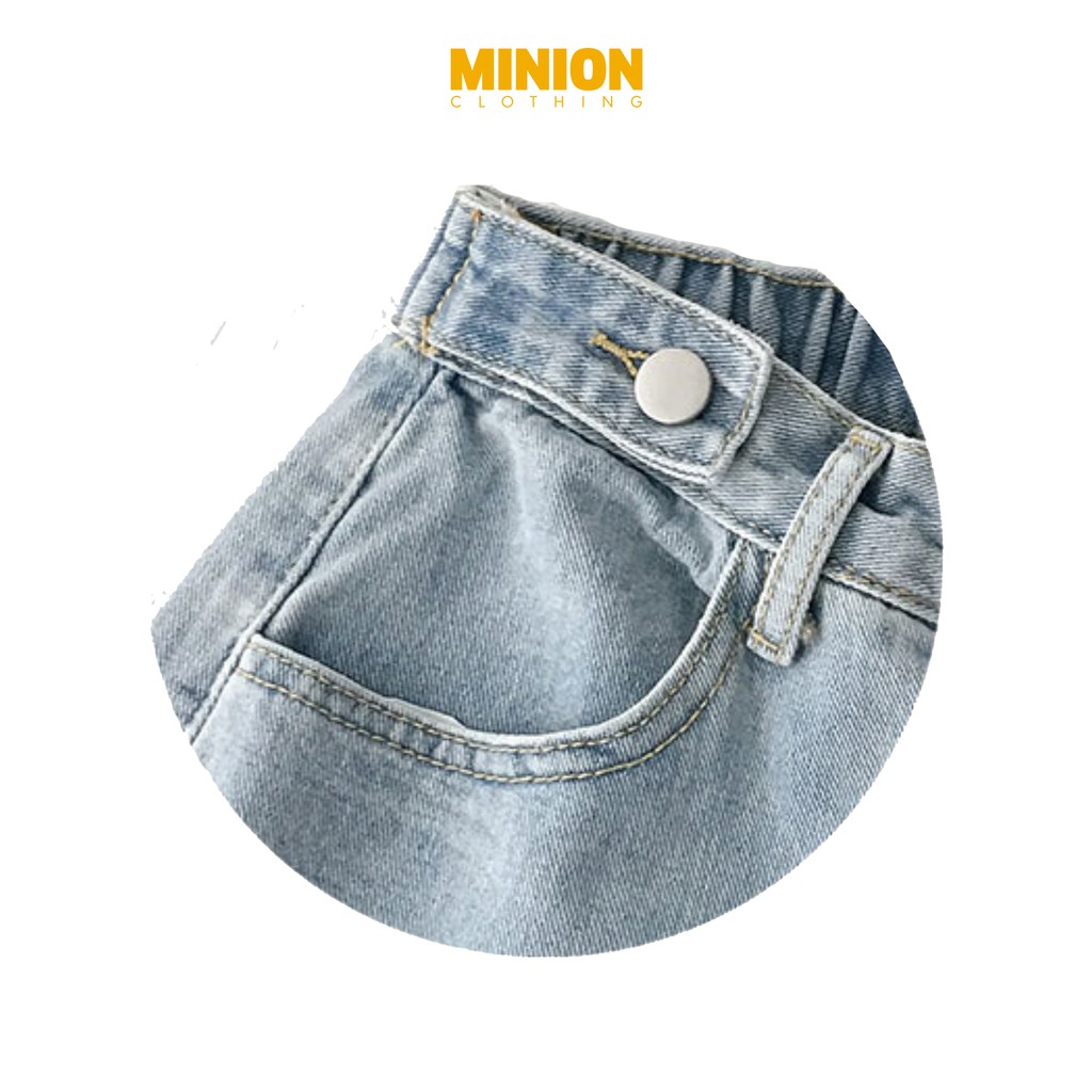 Quần sooc ống rộng MINION CLOTHING chun eo lưng cạp cao short Unisex nam nữ Ulzzang Streetwear Hàn Quốc chất bò Q328 | BigBuy360 - bigbuy360.vn