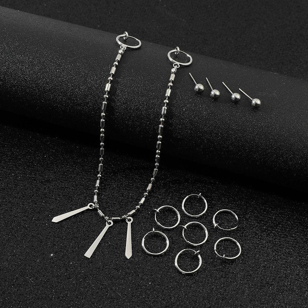 VANES1 Khuyên Tai Hình Đôi Môi Phong Cách Anime Cá Tính Cho Nam Nữ