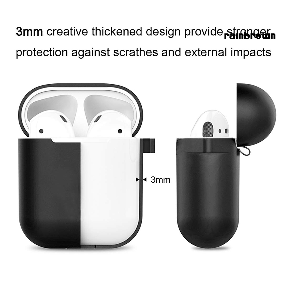 Hộp Bảo Vệ Bằng Silicone Chống Bụi Cho Hộp Sạc Airpods