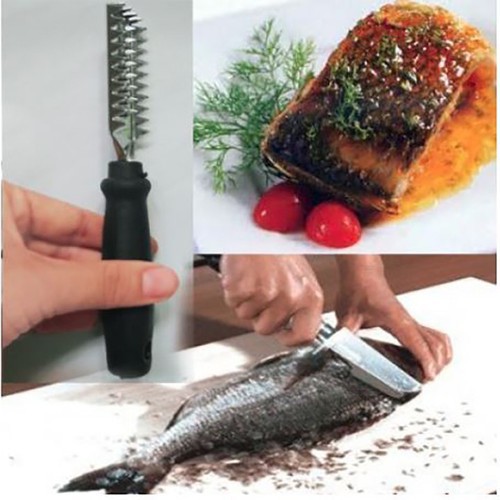 Dụng cụ đánh vảy cá chất liệu inox tiện dụng
