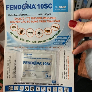 THUỐC TRỪ MUỖI,KIẾN,GIÁN FENDONA