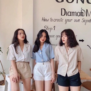 Quần short xẻ tà 2 khuy vạt bầu chất đũi