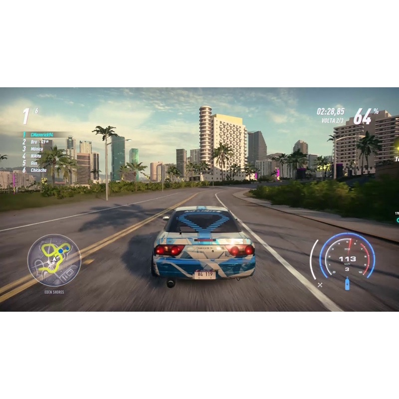 Đĩa Game PS4 : Need for Speed Heat Likenew