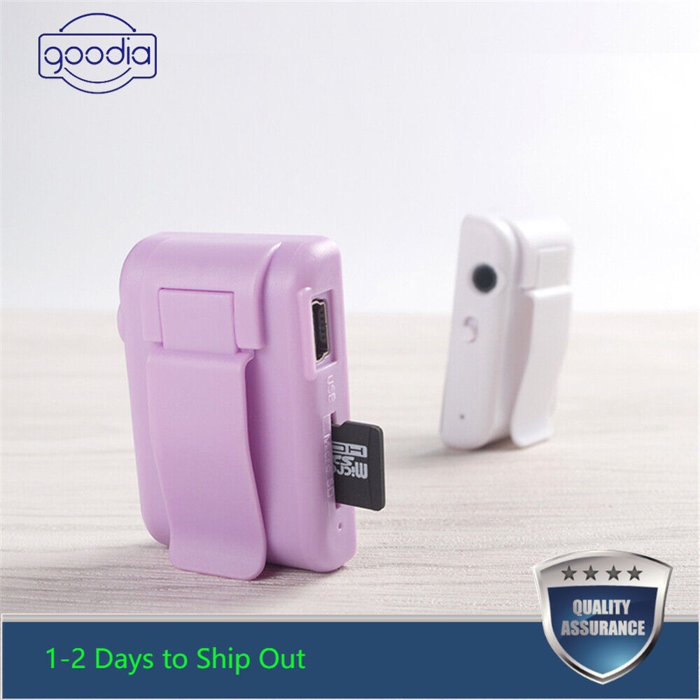 Máy Nghe Nhạc MP3 Mini Hỗ Trợ Thẻ Nhớ 8GB TF Có Cáp USB