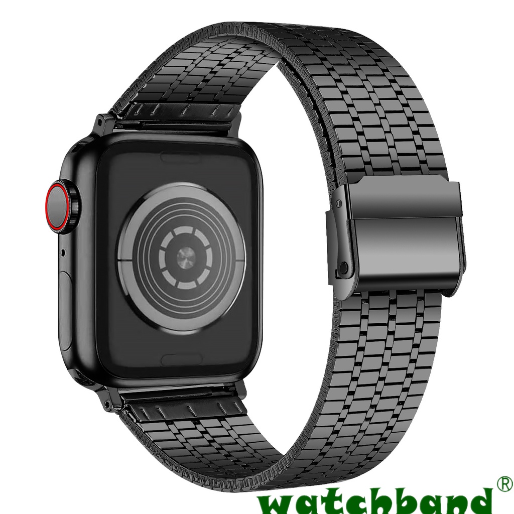 Dây Đeo Đồng Hồ Bằng Kim Loại Dạng Lưới Cho Apple Watch 7 / 6 / 5 / 4 / 3 / 2 / 1 / se 38mm 40mm 41mm 42mm 44mm 45mm