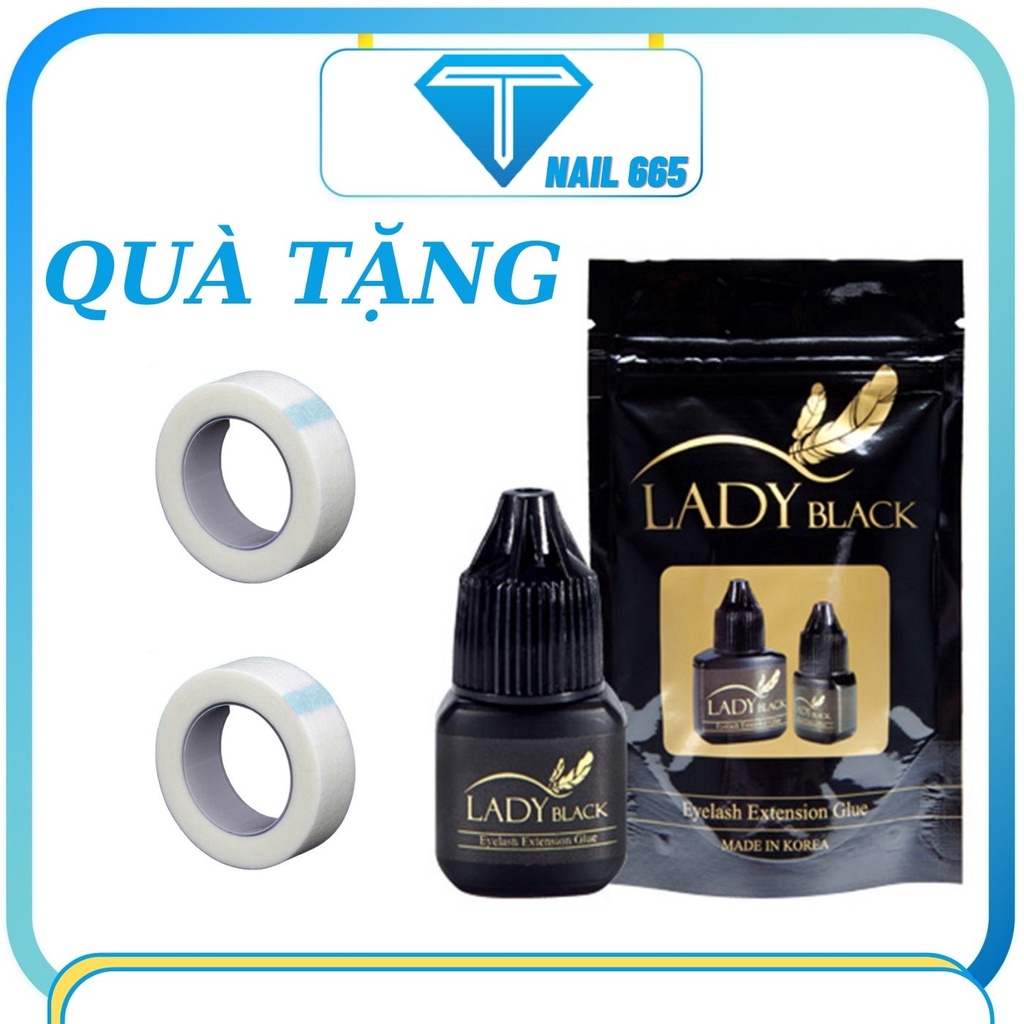 Keo nối my LADY Black chính hãng bền ít cay , Keo nối mi siêu bền chuyên nghiệp , khô chậm 3-4s