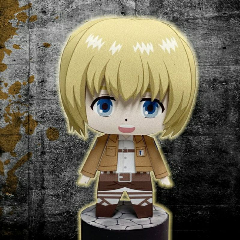 Mô hình giấy anime  [ATTACK ON TITAN] chibi Armin Arlert