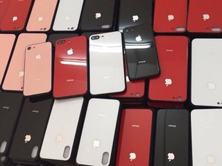 Ốp Iphone tráng gương viền silicon ôm máy