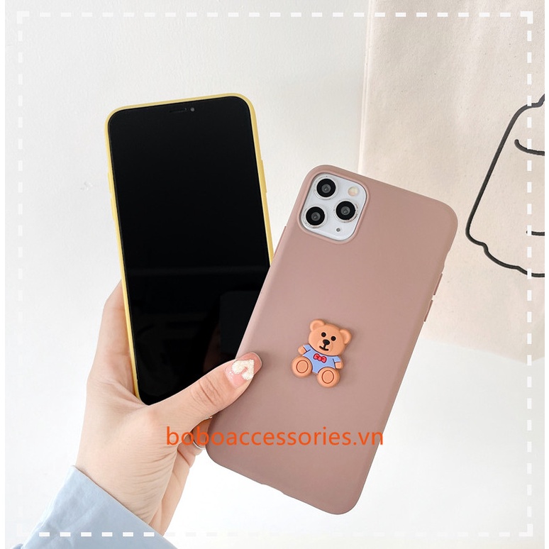 Samsung J7 J2 J5 Prime A50 A50S A30S A7 2018 A51 A01 A11 M11 A21S A31 Phone Casing 3D Lovely Bear SpongeBob SquarePants Duck Soft TPU Cover Case