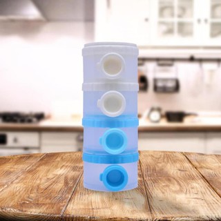 Hộp chia sữa Papa 4 ngăn có nắp mở ngang CEQ110 nội địa Thái Lan