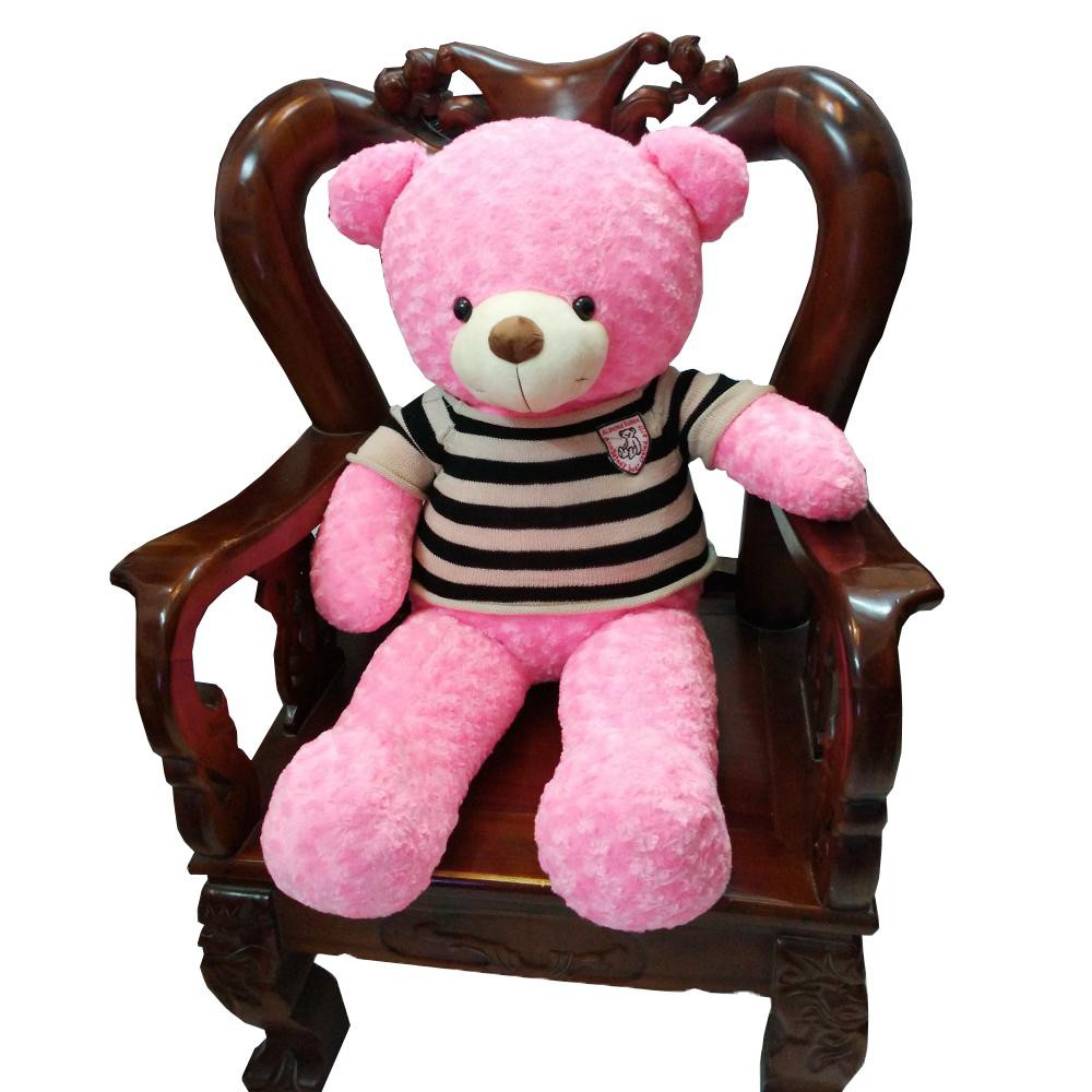 [CHUYÊN SỈ GIÁ SỐC]  Gấu bông Teddy cao cấp áo len hàng VNXK khổ 1m2 (Màu Hồng) [ DIABRAND ]