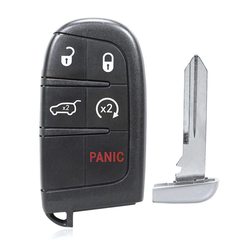 Chìa Khóa Điều Khiển Từ Xa 4 Nút 433MHz Cho Jeep Grand Cherokee (2014-2020)