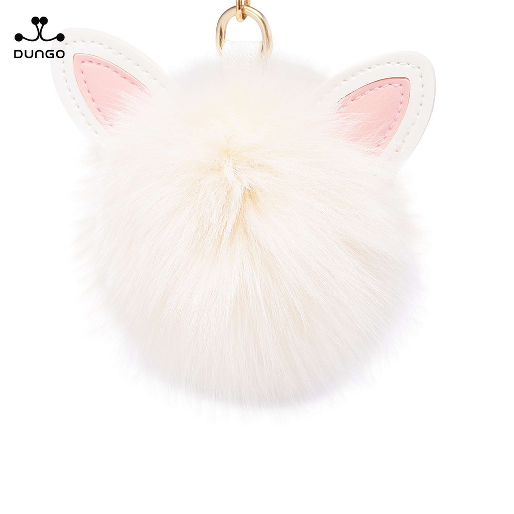 Charm Treo Tròn Tai Mèo Lông Trắng JUST STAR DU110125-48