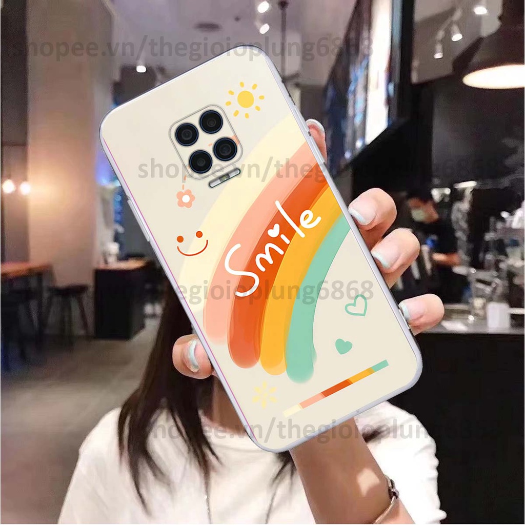 Ốp Vsmart Aris / Aris Pro in hình cầu vồng happy smile thỏ cute siêu xinh siêu đáng yêu