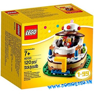 [Hộp xấu] 40153 Đồ chơi lắp ráp Iego Birthday Decoration Cake - Bánh sinh nhật