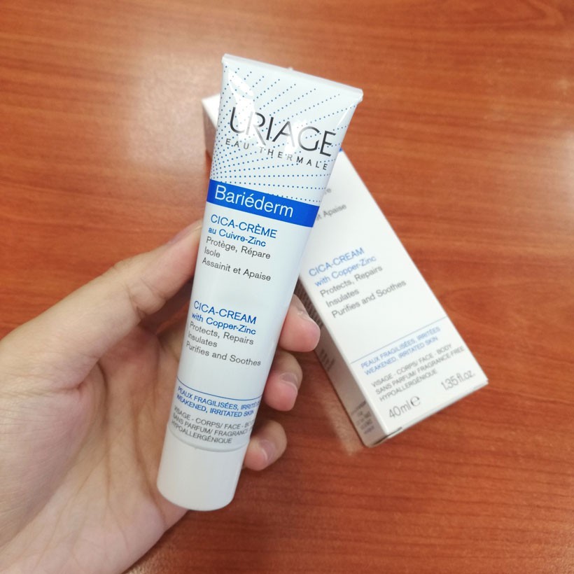 URIAGE KEM CHĂM SÓC DA KÍCH ỨNG BARIEDERM CICA-CREME - 40ML