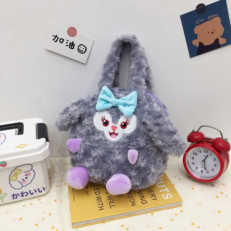 SANRIO Túi xách đựng điện thoại hình Pikachu Cinnamoroll Melody nhồi bông dễ thương cho nữ