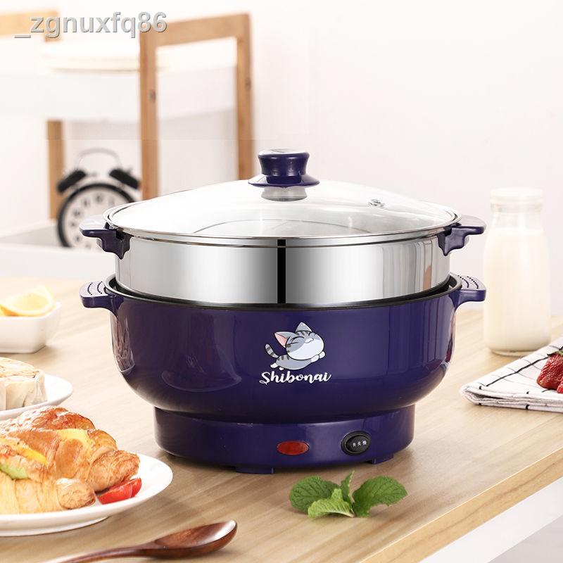 nồi cơm điện cho 2 người nhỏ nấu ăn gia đình đặc biệt ký túc xá bếp đa năng Chảo nhiệt lẩu