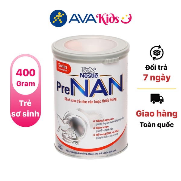 Sữa bột Pre NAN lon 400g - Hàng chính hãng
