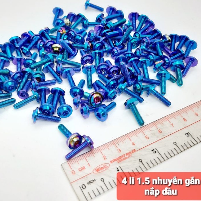 Ốc Titan 4 li GR5 gắn nắp dầu, dàn áo honda, bợ cổ honda