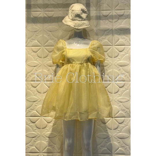 Đầm babydoll BRIE CLOTHING xoè kiểu dáng công chúa xinh xắn ulzzang - D225