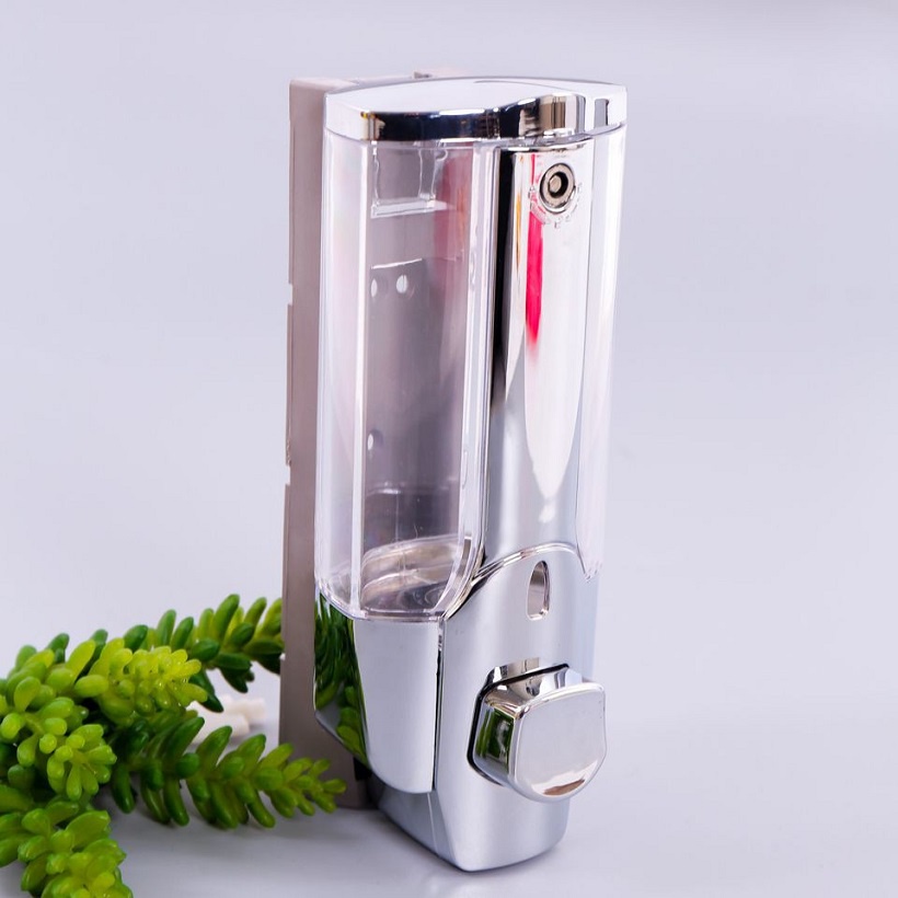 Hộp đựng xà phòng nước rửa tay nhấn gắn tường 1 bình Hando 330ml