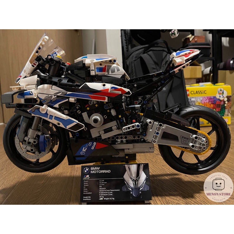 Đồ chơi lắp ráp Technic 50002 7800 A2118 42130 Mô hình xe BMW M1000RR - Xếp hình thông minh